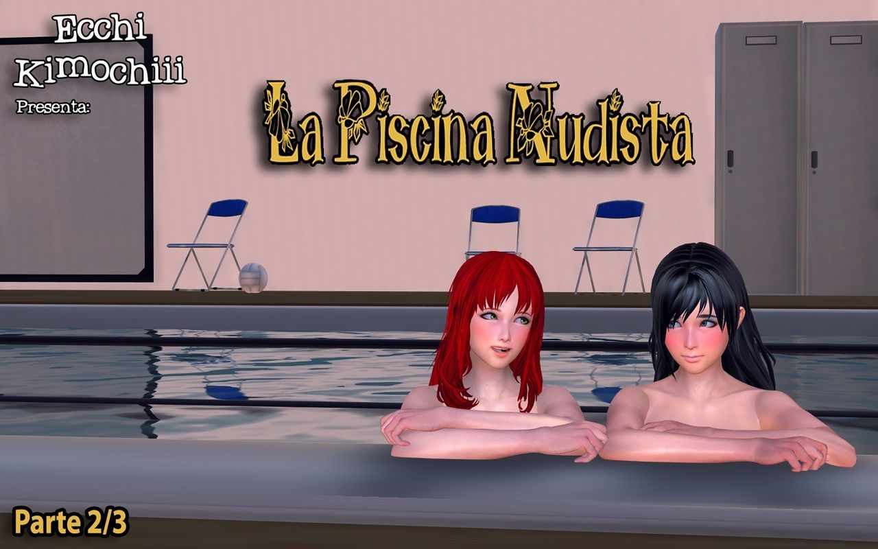 "La Piscina Nudista" part 2/3 (erotic 3D) (spanish ver.) (Uncensored) (+18) (3d hentai animation) "Ecchi Kimochiii" 0