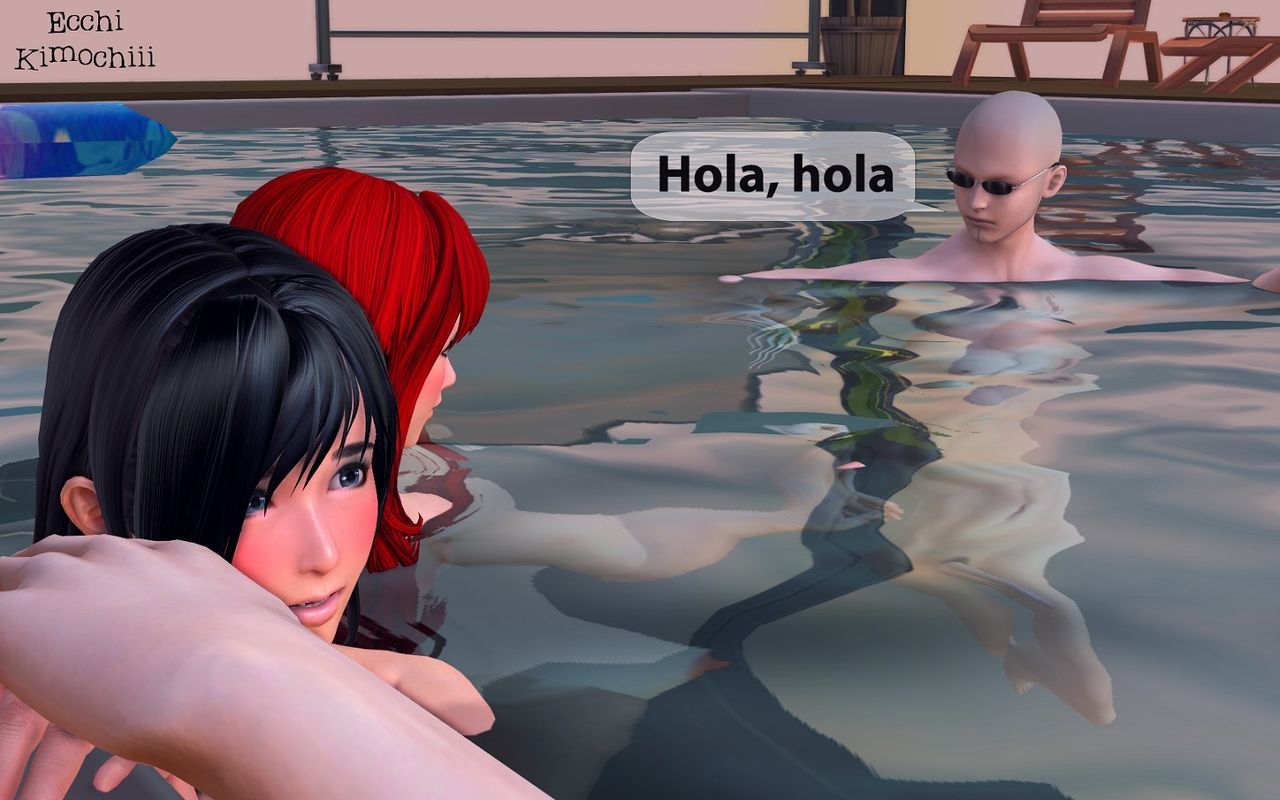 "La Piscina Nudista" part 2/3 (erotic 3D) (spanish ver.) (Uncensored) (+18) (3d hentai animation) "Ecchi Kimochiii" 7